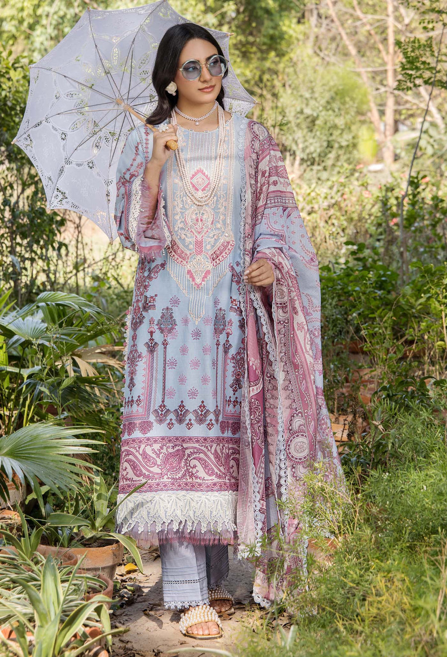 Adans Libas | Jasmine Lawn | JASMINE 2365 - Official Adans Libas - Agha Fabrics UK