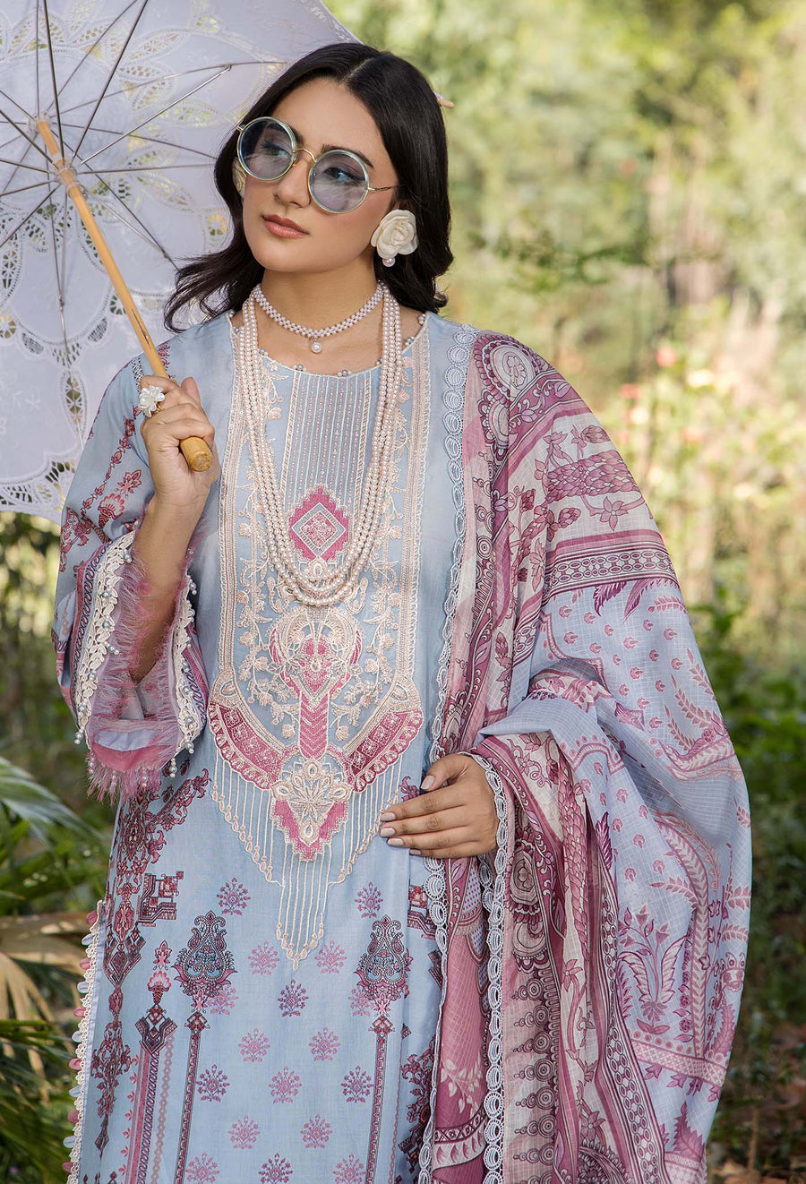 Adans Libas | Jasmine Lawn | JASMINE 2365 - Official Adans Libas - Agha Fabrics UK