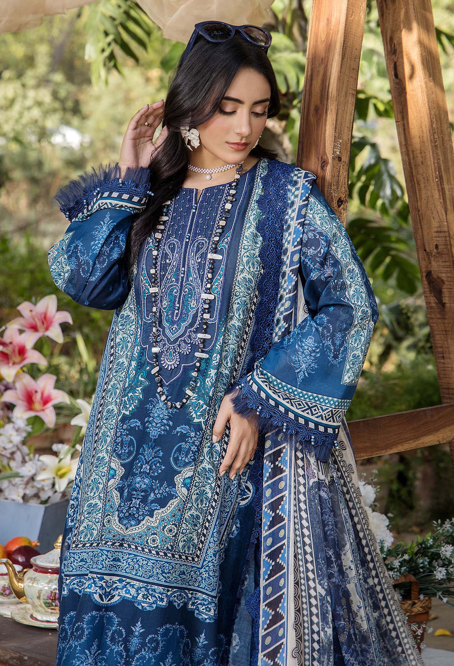 Adans Libas | Jasmine Lawn | JASMINE 2367 - Official Adans Libas - Agha Fabrics UK