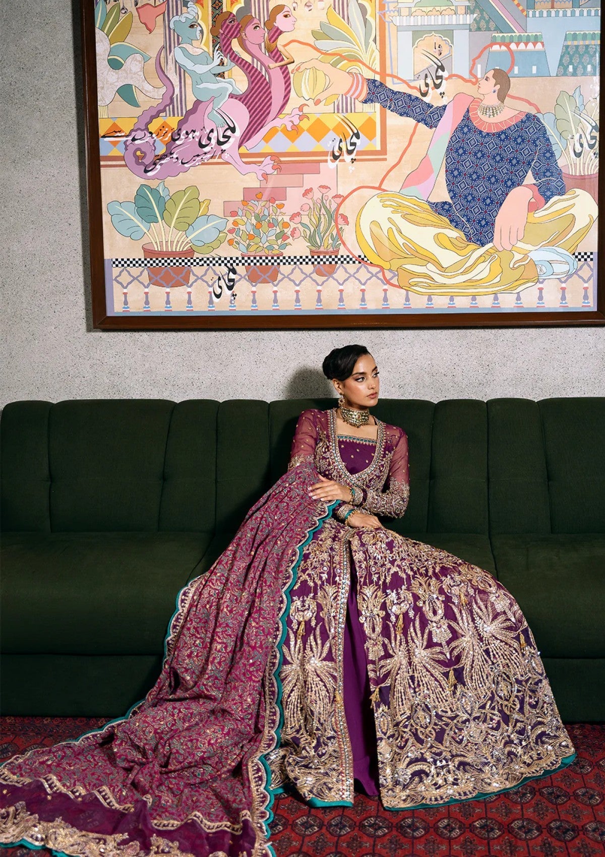 Formal Collection - Saira Rizwan - Festive 24 - LAVENA-SRF-D-05 - Official Saira Rizwan - Agha Fabrics UK