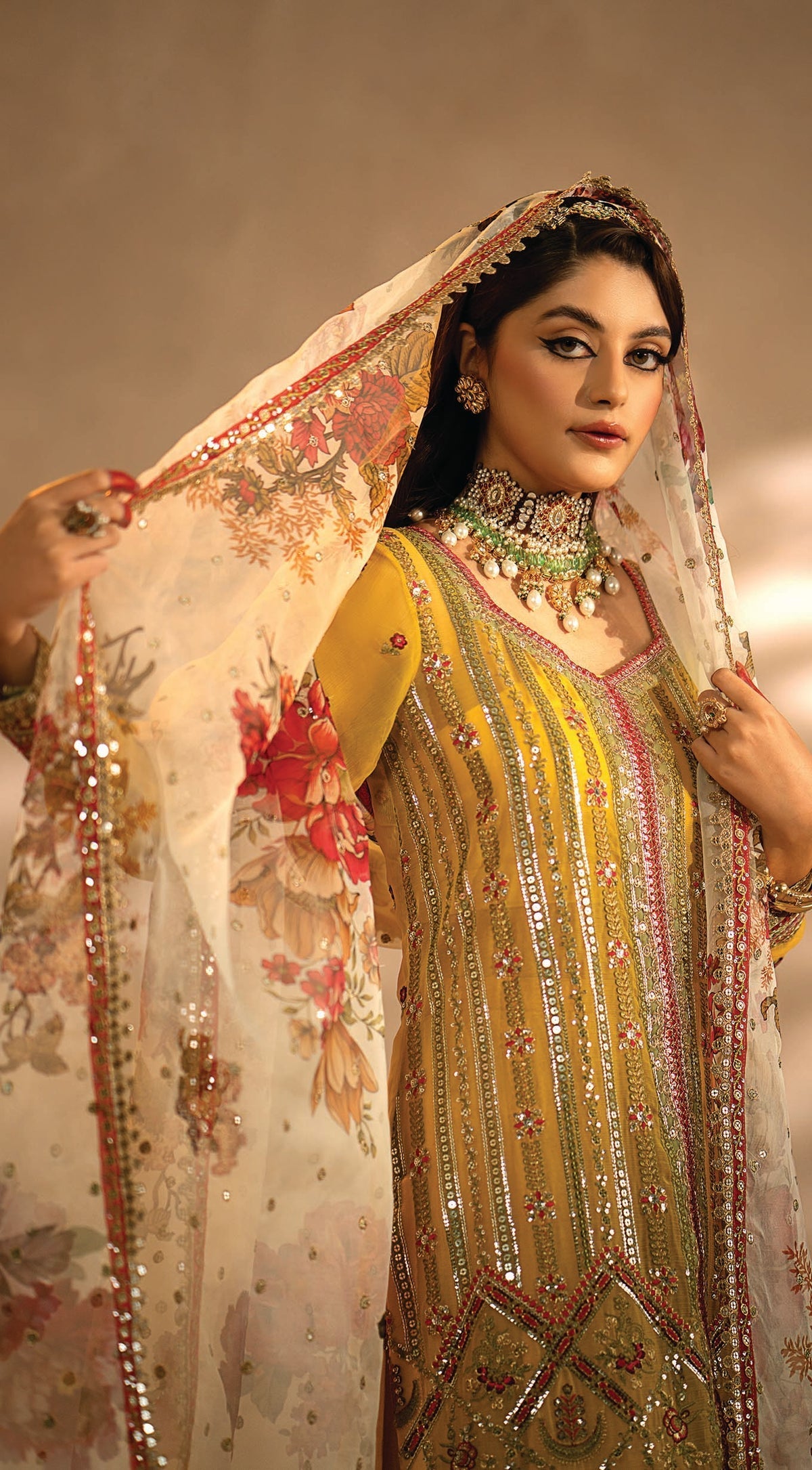 Myeesha | Nayab Formals | Pukhraj