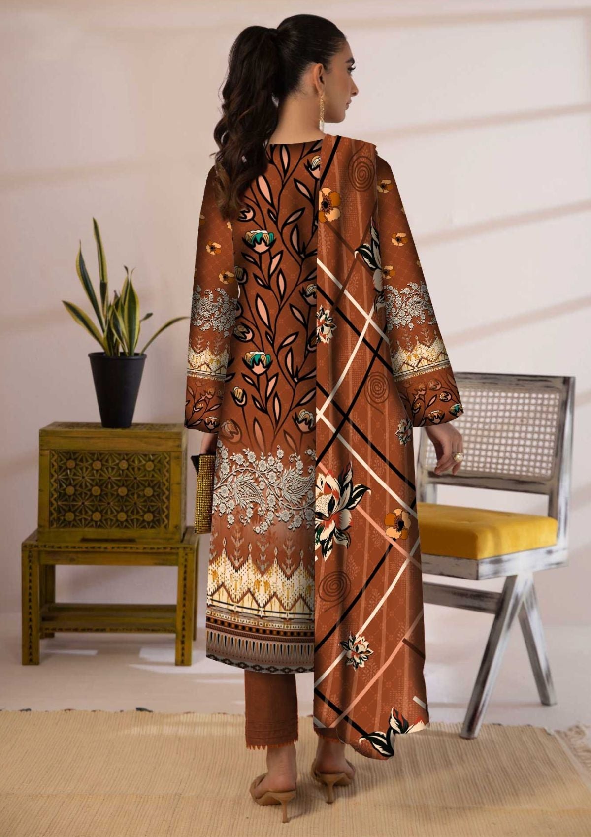 Winter Collection - Art n Style - Monsoon Linen - Volume 2 - A24#08 - Official Art n Style - Agha Fabrics UK