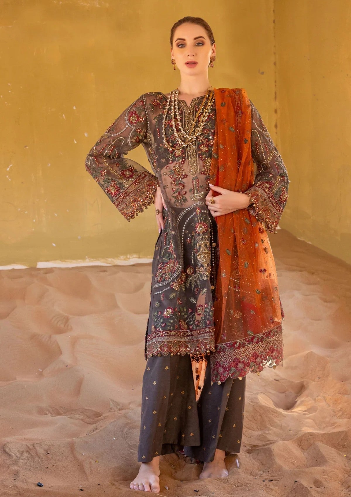 Formals - Kara - Luxe Volume II - 07 Mocha Melody - Official Kara - Agha Fabrics UK