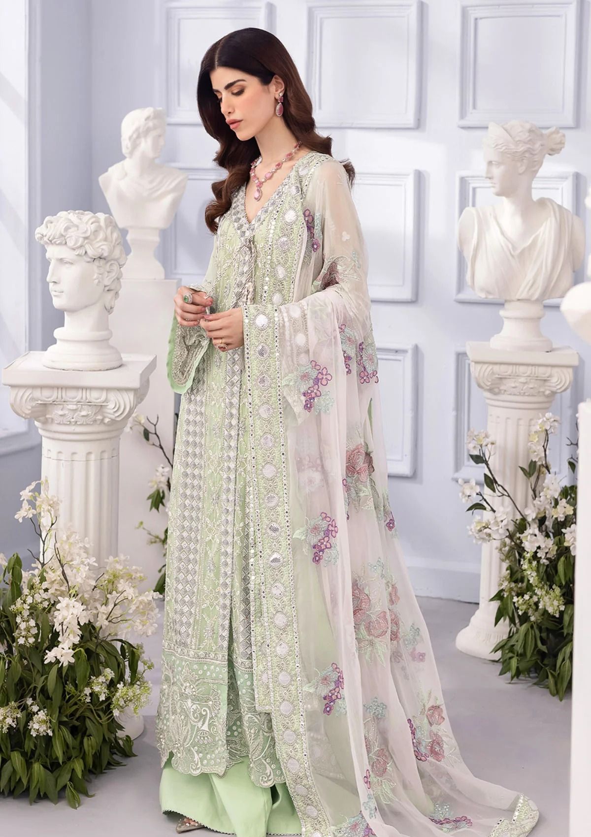 Formal Collection - Nureh - Ellenora - Luxury - Chiffon - NEL#26 - Official Nureh - Agha Fabrics UK
