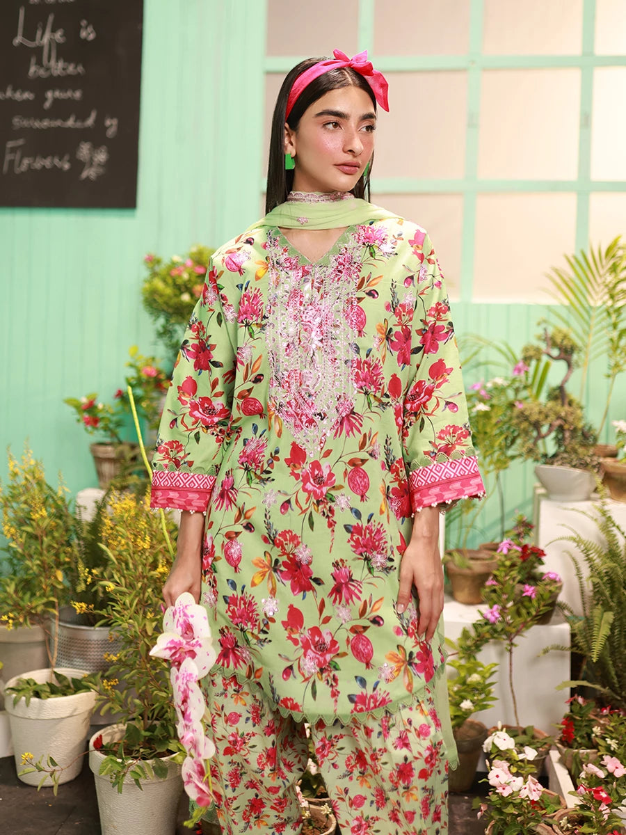 Salitex | Izel Lawn 24 | VIVAD - LUXURY LAWN EMBROIDERED SUIT