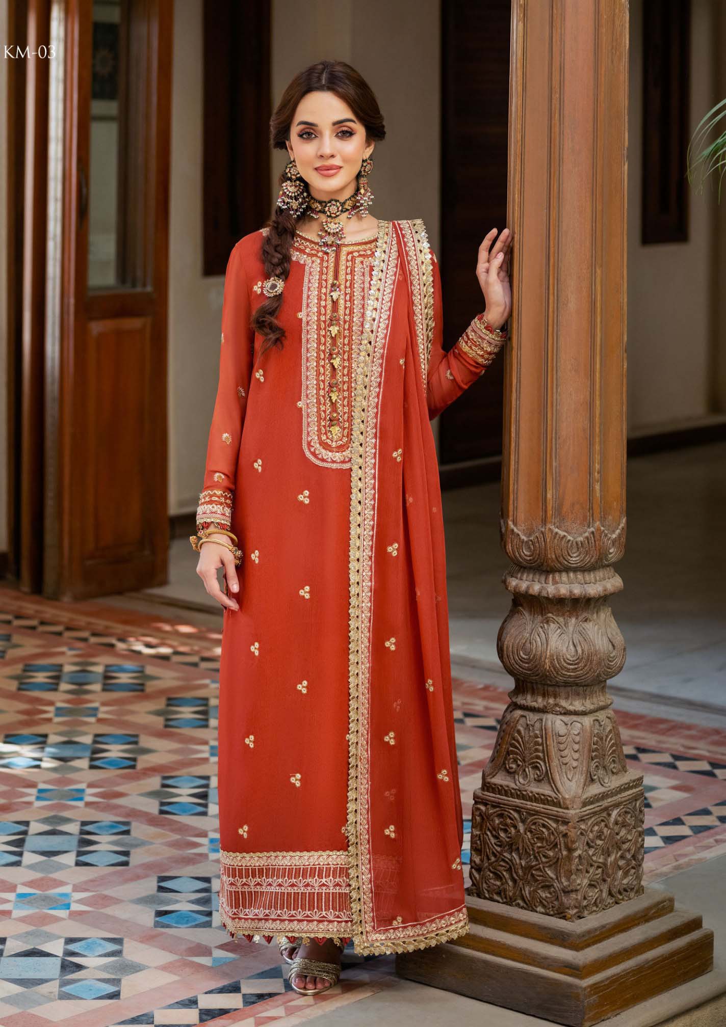 Festive Collection - Asim Jofa - Eid Festive - AJKM-03 - Official Asim Jofa - Agha Fabrics UK