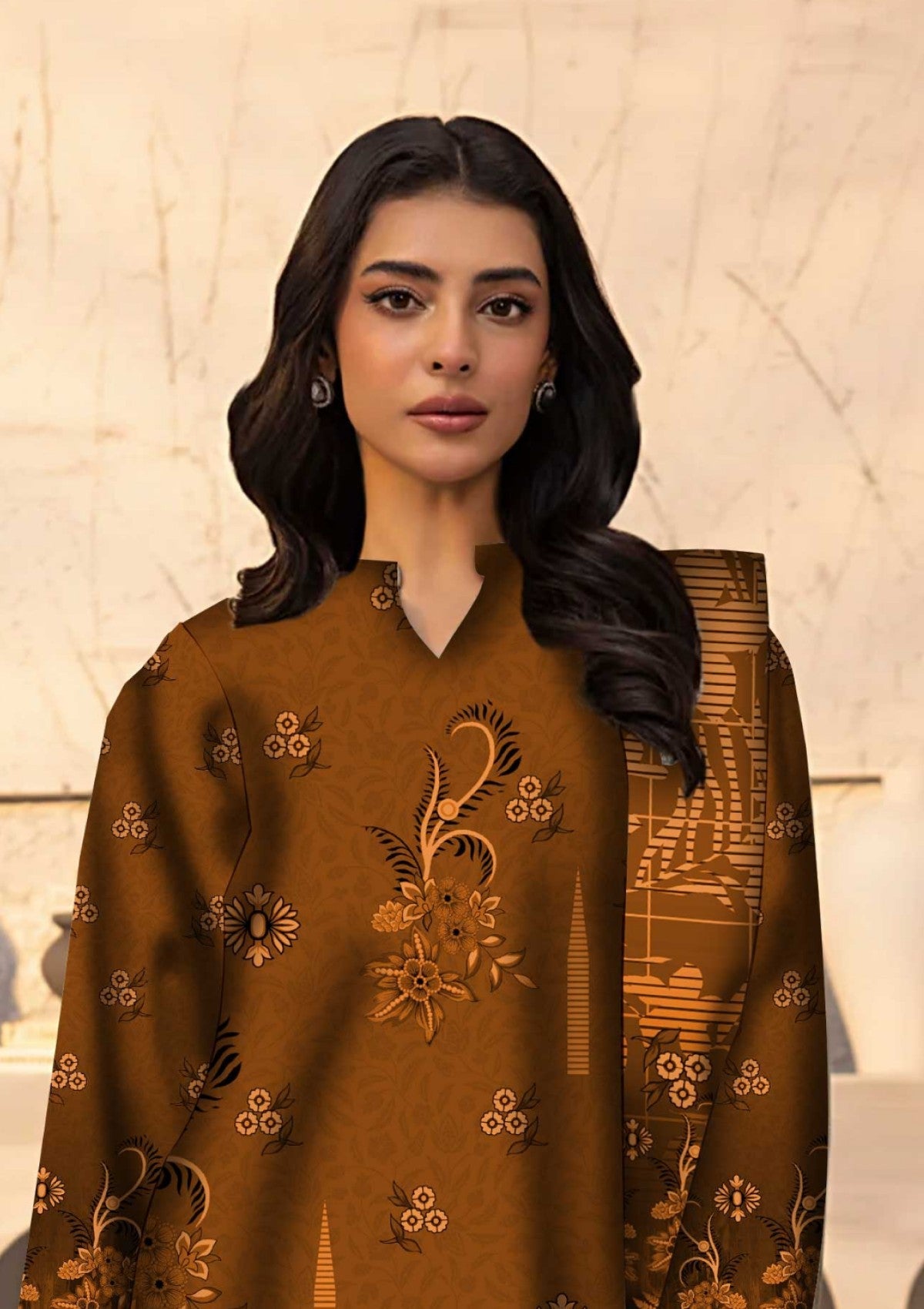 Winter Collection - Art n Style - Monsoon Linen - Volume 2 - A24#04 - Official Art n Style - Agha Fabrics UK