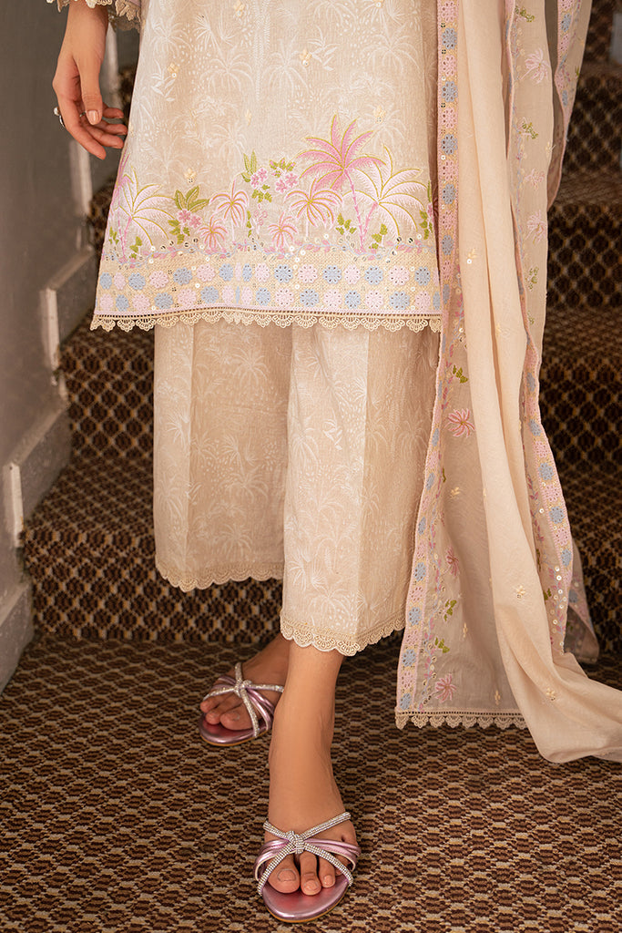 Cross Stitch | Mahiri Embroidered Lawn 24 | ASHEN AURA