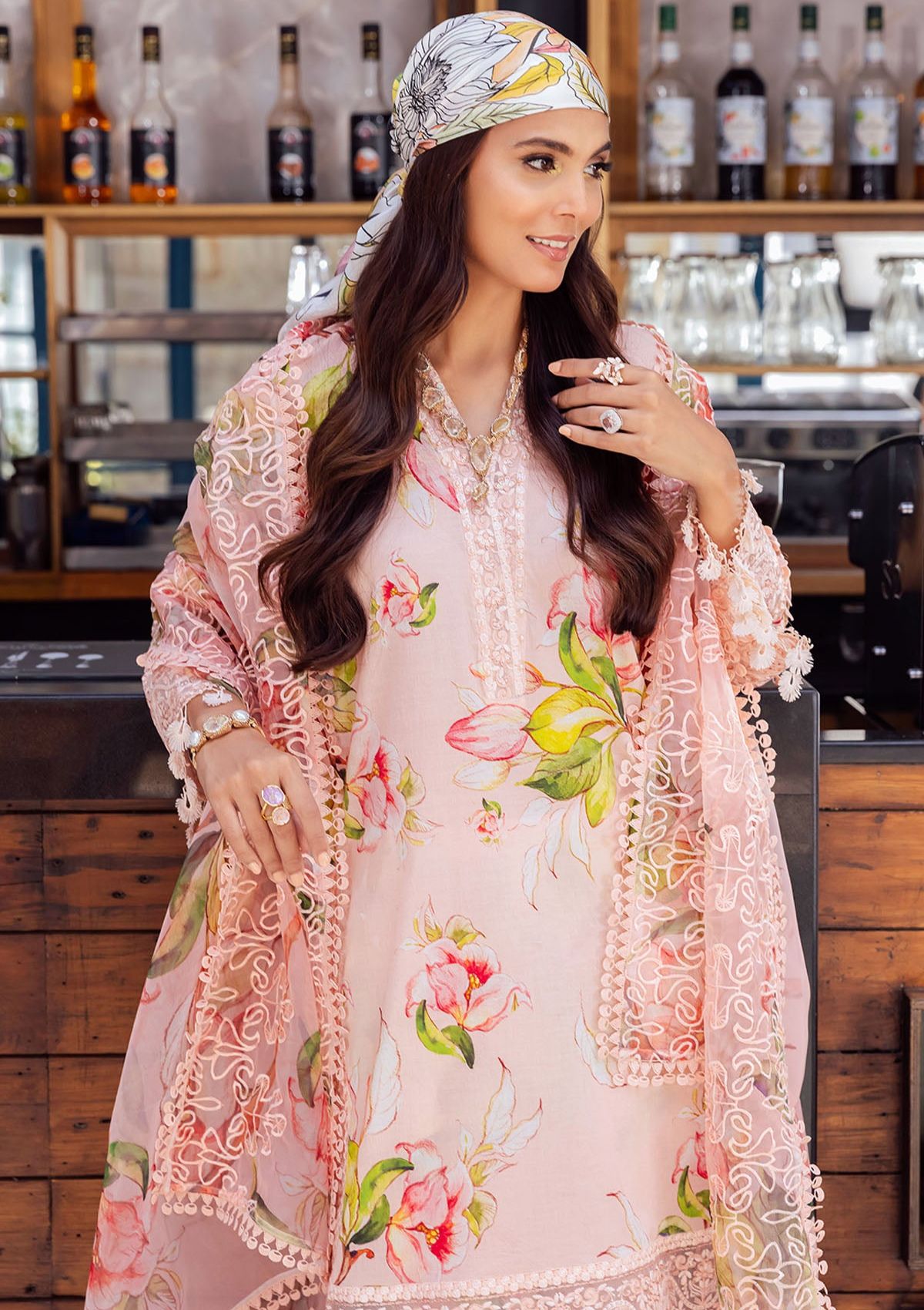 Lawn Collection - Nureh - GirlGlam - Chikankari - GL#04 - Official Nureh - Agha Fabrics UK