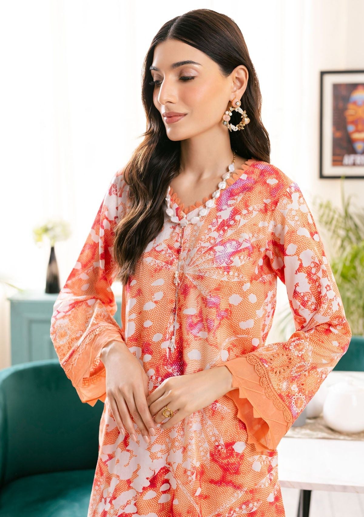 Lawn Collection - Nureh - Ballerina - E/Printed - NU2#105 - Official Nureh - Agha Fabrics UK