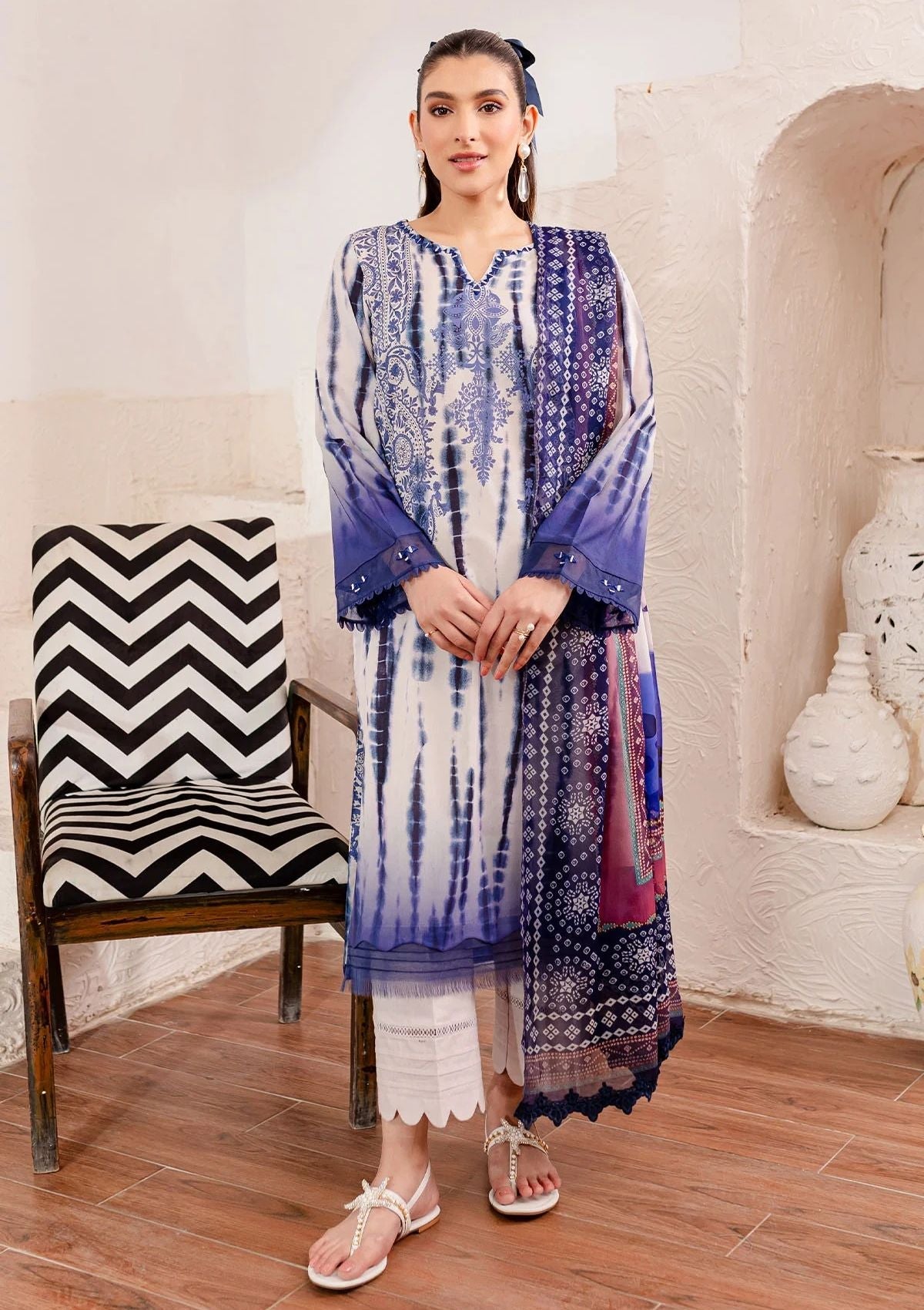Lawn Collection - Nureh - Signature Prints - SP24#104 - Official Nureh - Agha Fabrics UK
