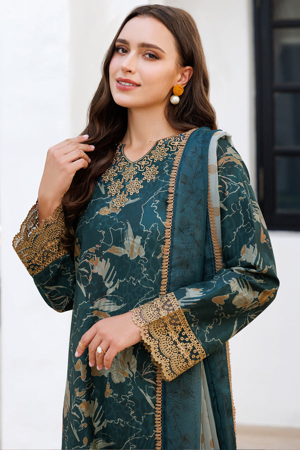Farasha | Printed Essentials | Teal Bell