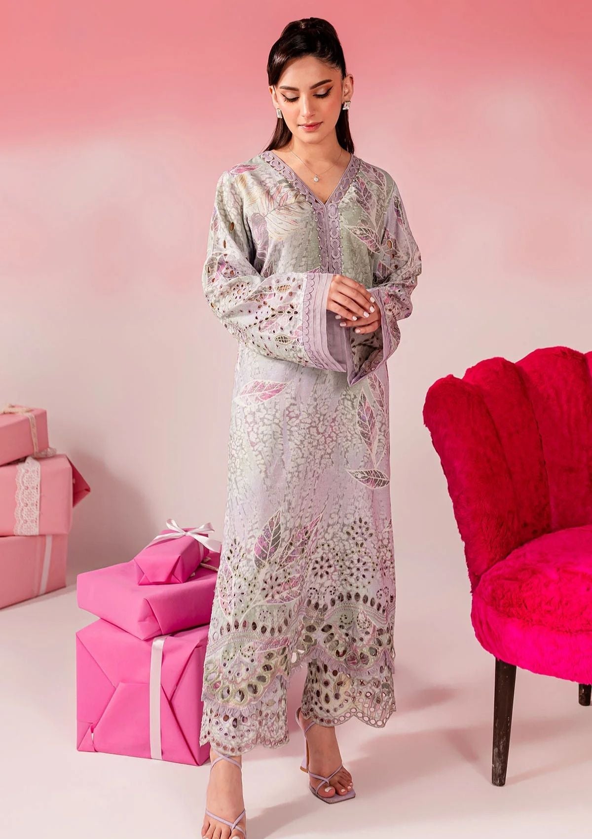 Lawn Collection - Nureh - Ballerina 24 - NU2#147 - Official Nureh - Agha Fabrics UK