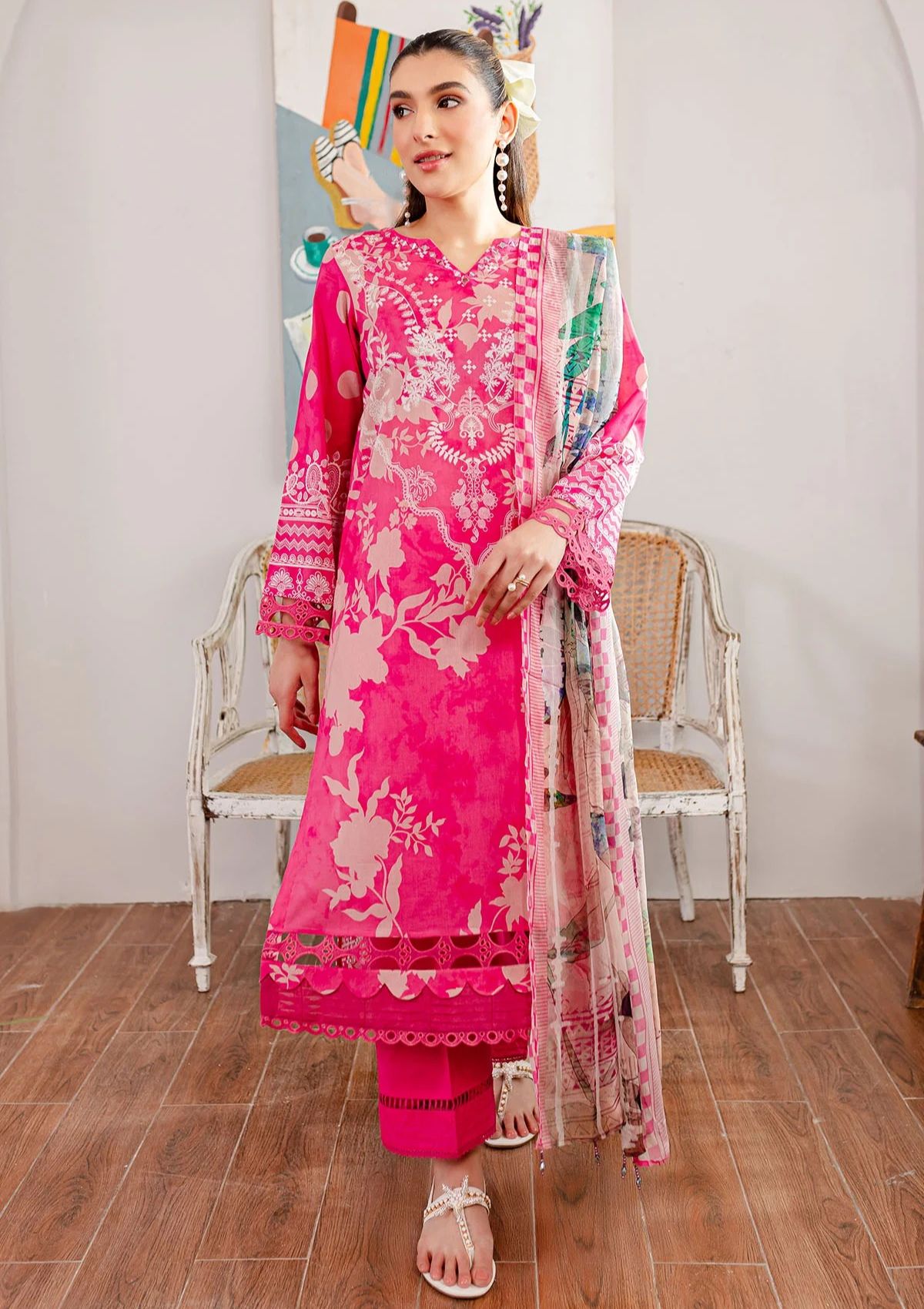 Lawn Collection - Nureh - Signature Prints - SP24#103 - Official Nureh - Agha Fabrics UK