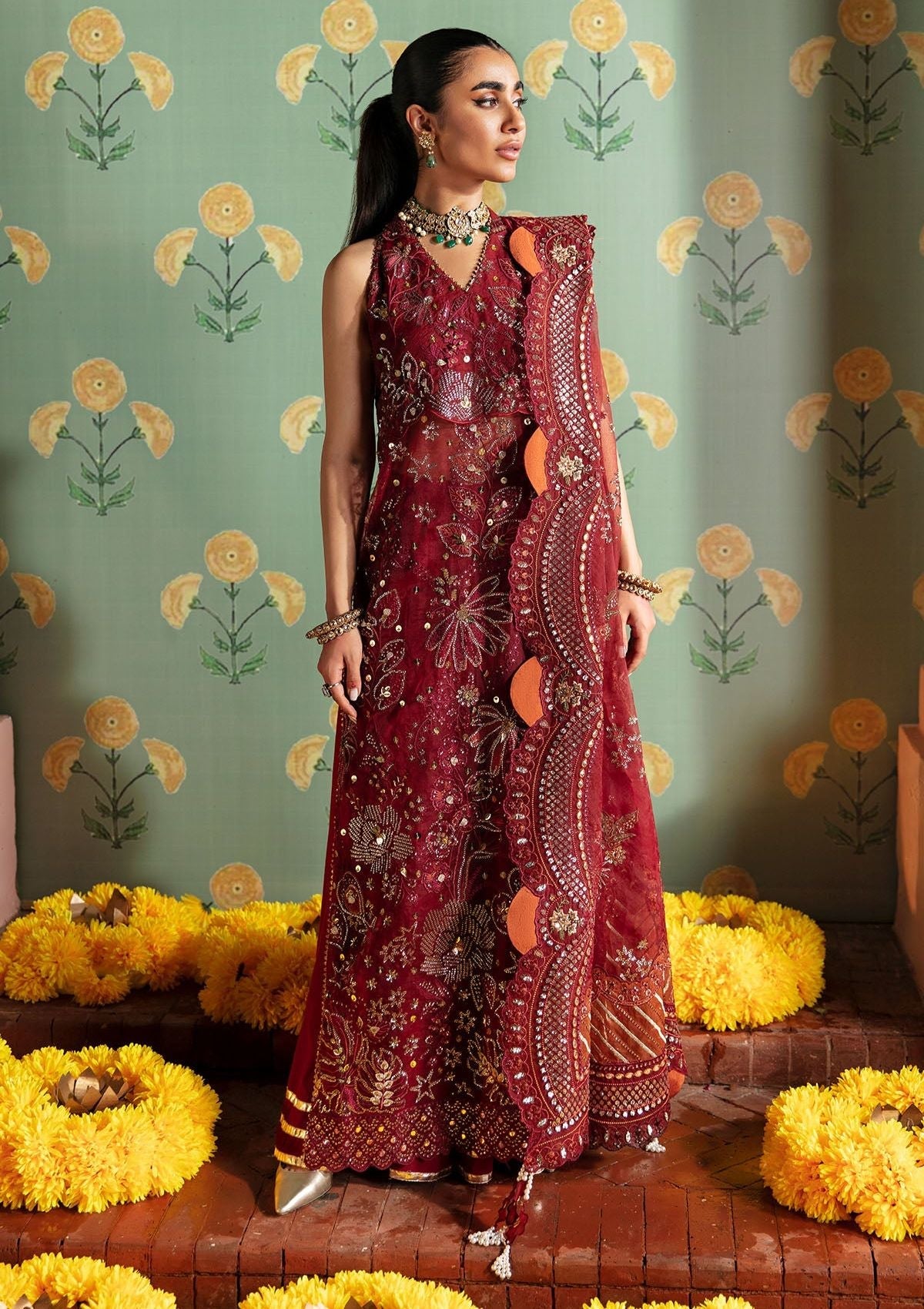 Formal Collection - Nureh - Jhoomro - NL#53 - MAHRO - Official Nureh - Agha Fabrics UK