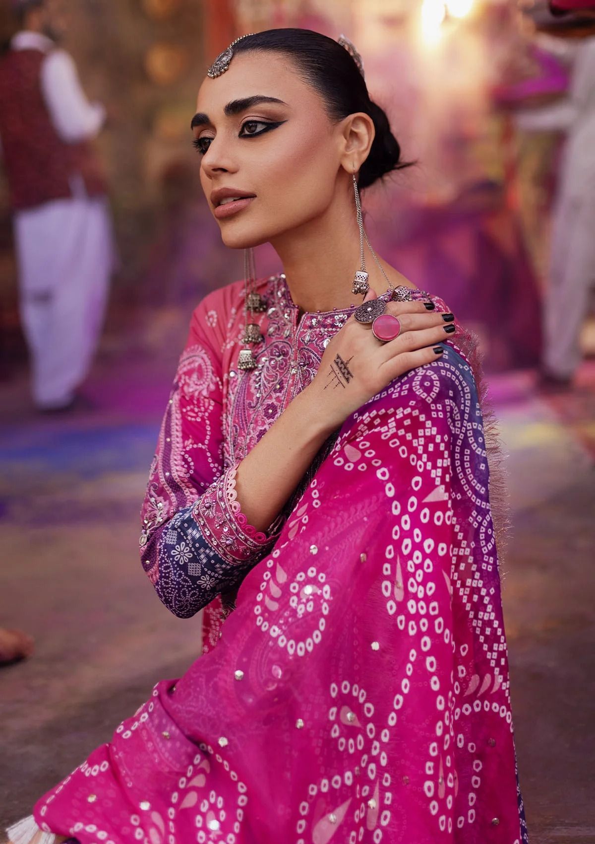 Lawn Collection - Nureh - Bazaar - Hand Embellished - NS24#131 - Official Nureh - Agha Fabrics UK