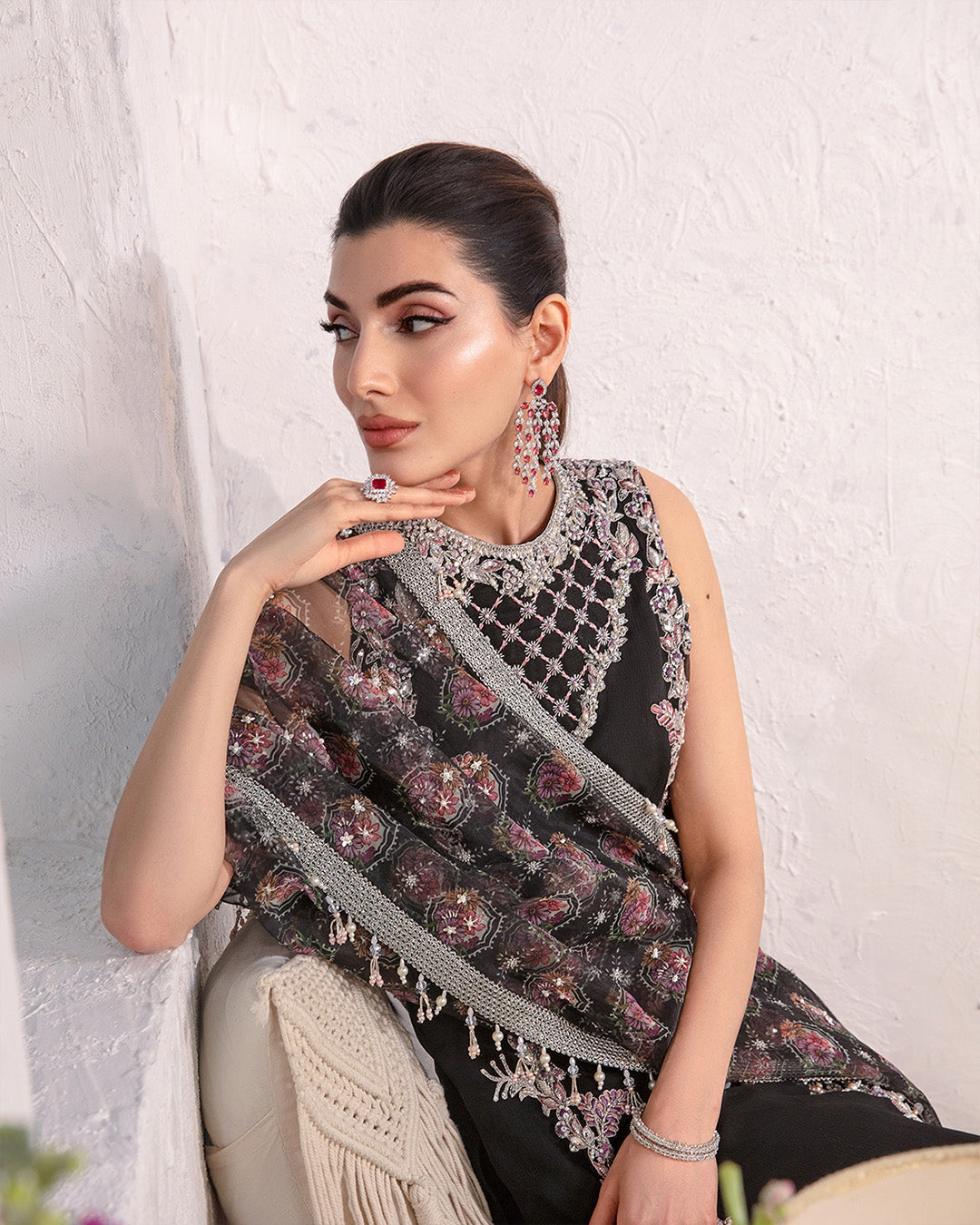 Faiza Saqlain | Lenora Luxury Pret | Cherine - Official Faiza Saqlain - Agha Fabrics UK