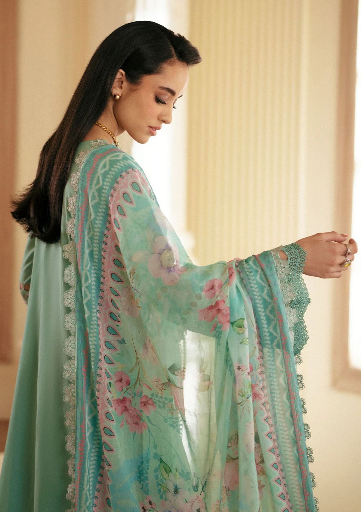 Lawn Collection - Nureh - Maya Lawn 24 - NS24#144 - Official Nureh - Agha Fabrics UK