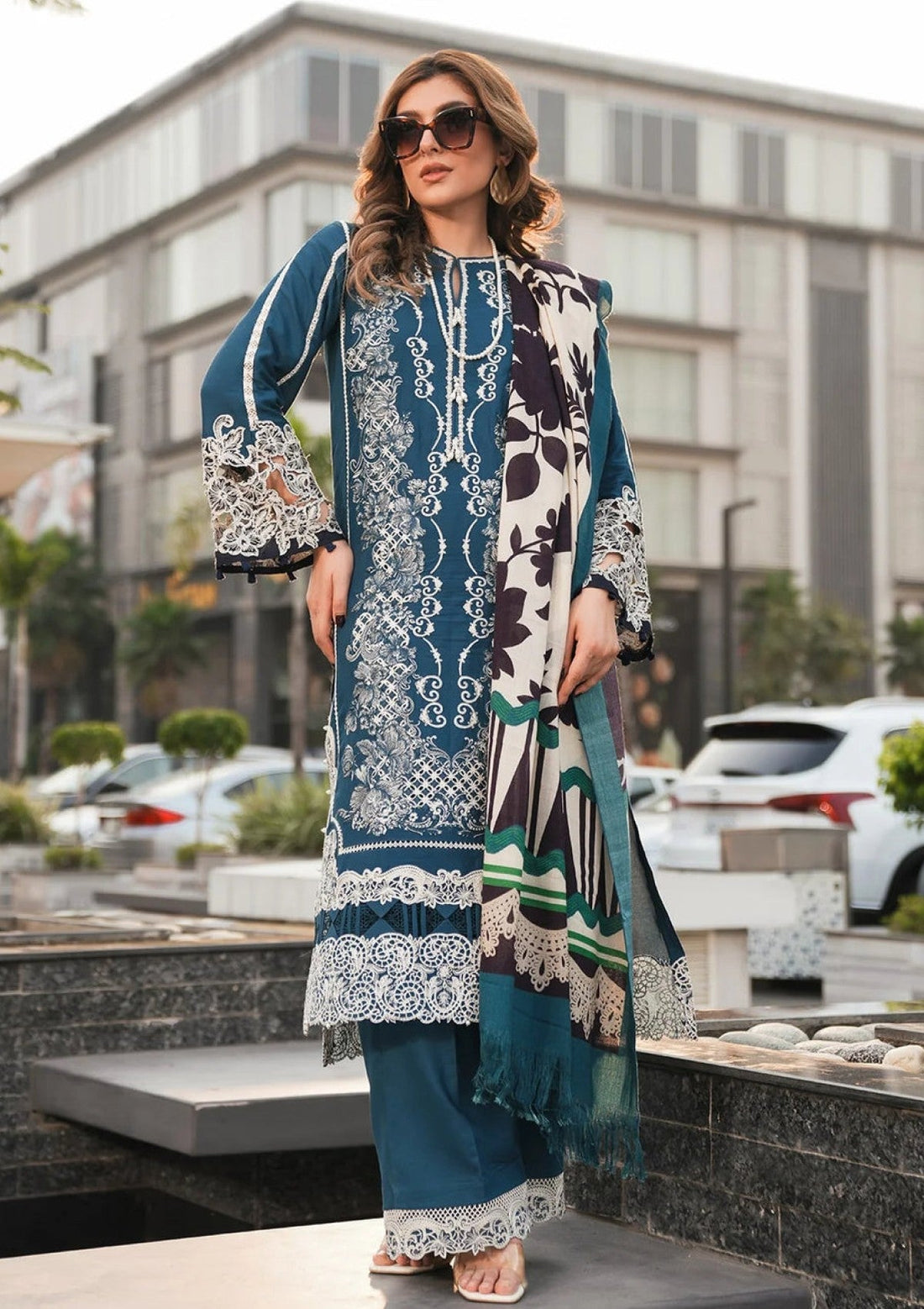 Winter Collection - Elaf Premium - Pashmina Shawl 24 - EPW-1B Heartfelt Whisper - Official Elaf Premium - Agha Fabrics UK