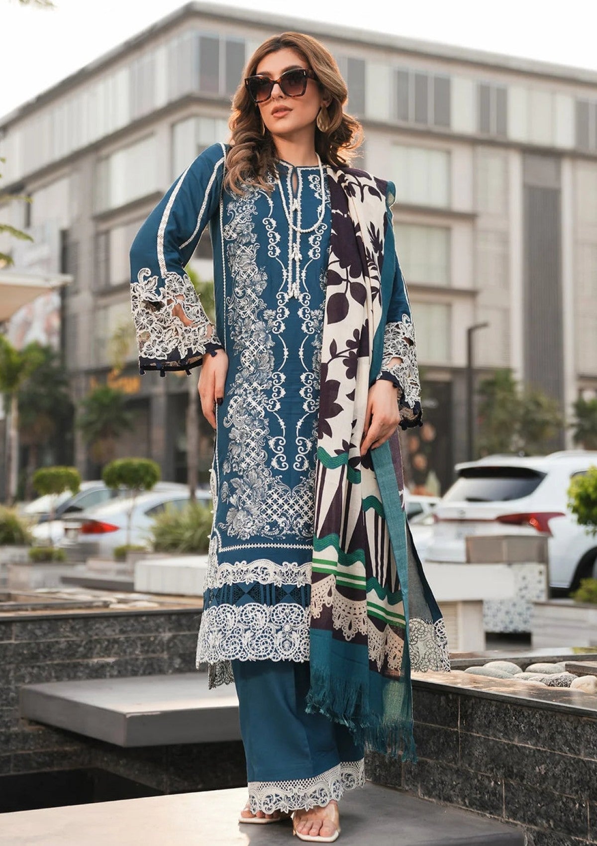 Winter Collection - Elaf Premium - Pashmina Shawl 24 - EPW-1B Heartfelt Whisper - Official Elaf Premium - Agha Fabrics UK