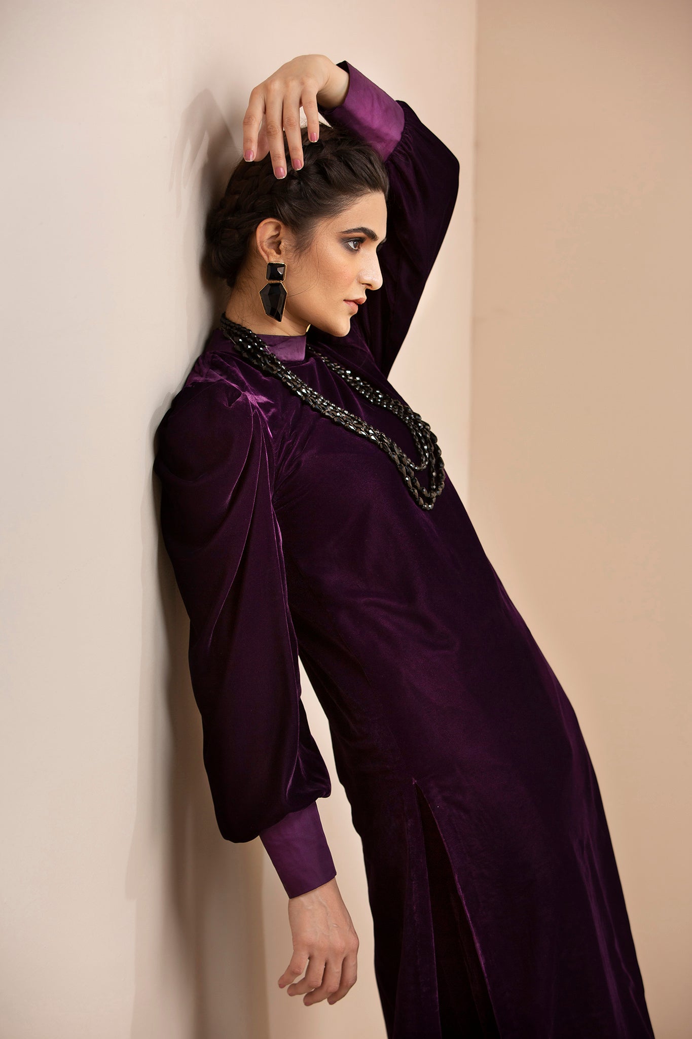 Hana | Mavi Velvets | VLT009 - Official Hana - Agha Fabrics UK