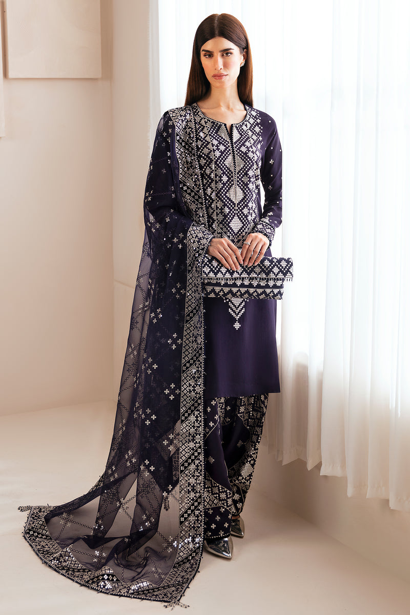 Jazmin | Formals Collection | Raw Silk UR-7030 - Official Jazmin - Agha Fabrics UK