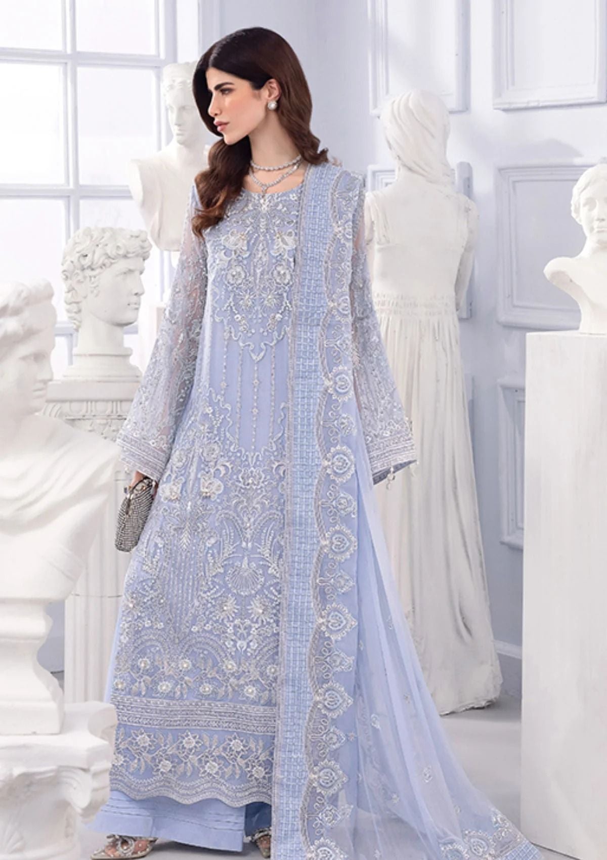 Formal Collection - Nureh - Ellenora - Luxury - Chiffon - NEL#30 - Official Nureh - Agha Fabrics UK