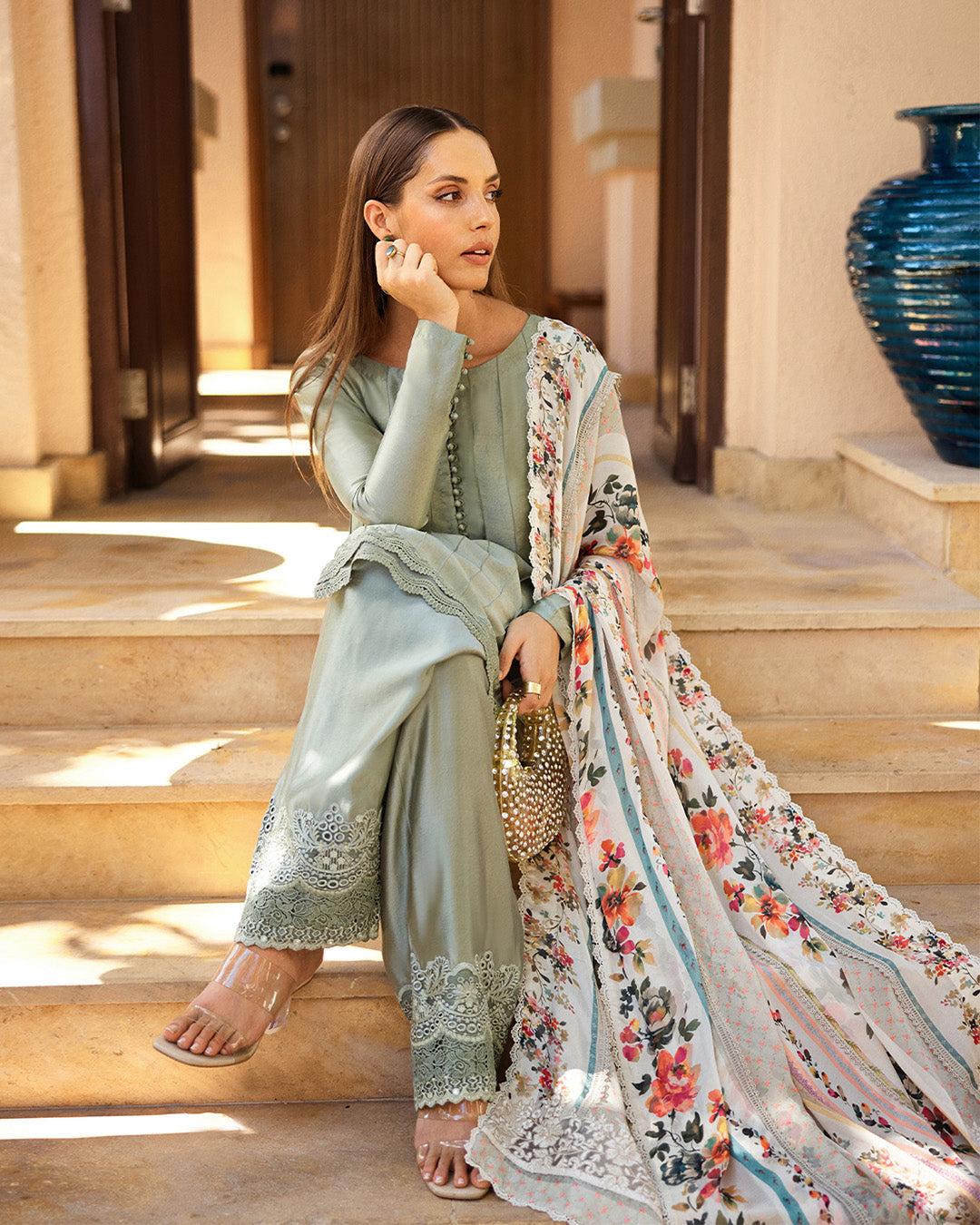 Faiza Saqlain | Carmela Luxury Pret | Arnett - Official Agha Fabrics - Agha Fabrics UK
