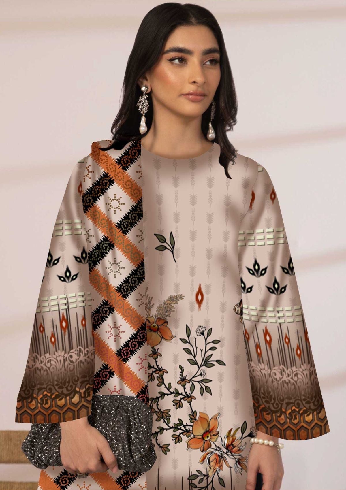 Winter Collection - Art n Style - Monsoon Linen - Volume 2 - A24#03 - Official Art n Style - Agha Fabrics UK