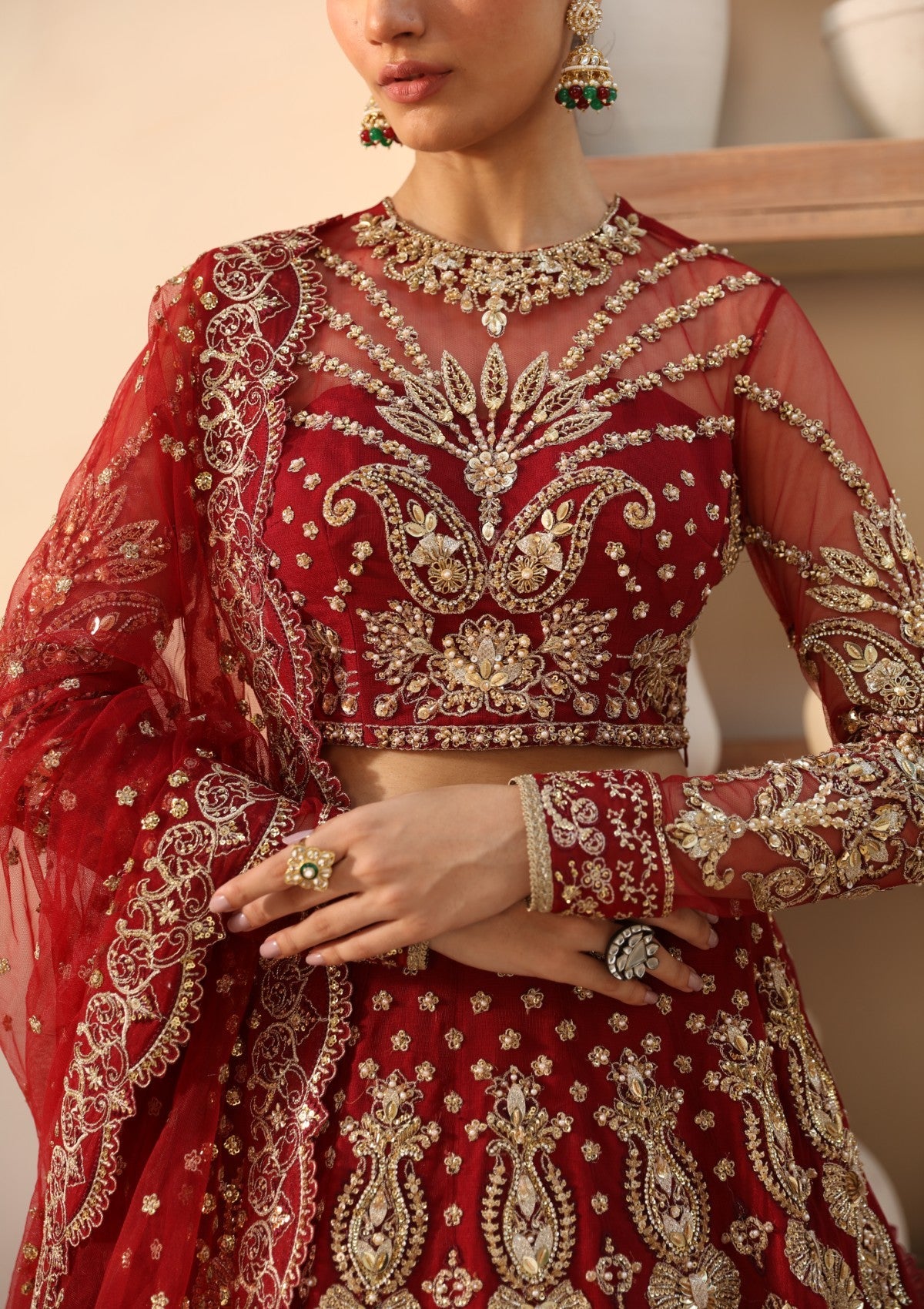 Formal Collection - Akbar Aslam - Mastani - ASM24#1563 - Embyrlen - Official Akbar Aslam - Agha Fabrics UK