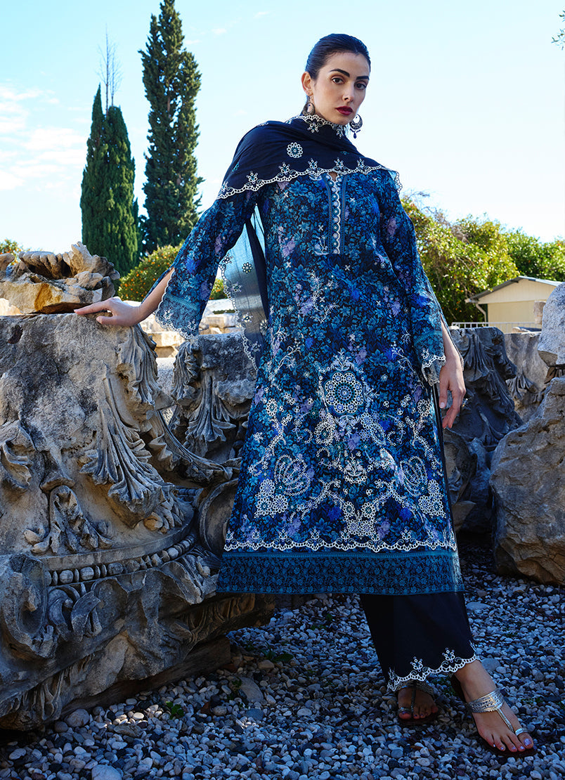 Image | Spring Printkari 25 | Zerina - Official Image - Agha Fabrics UK