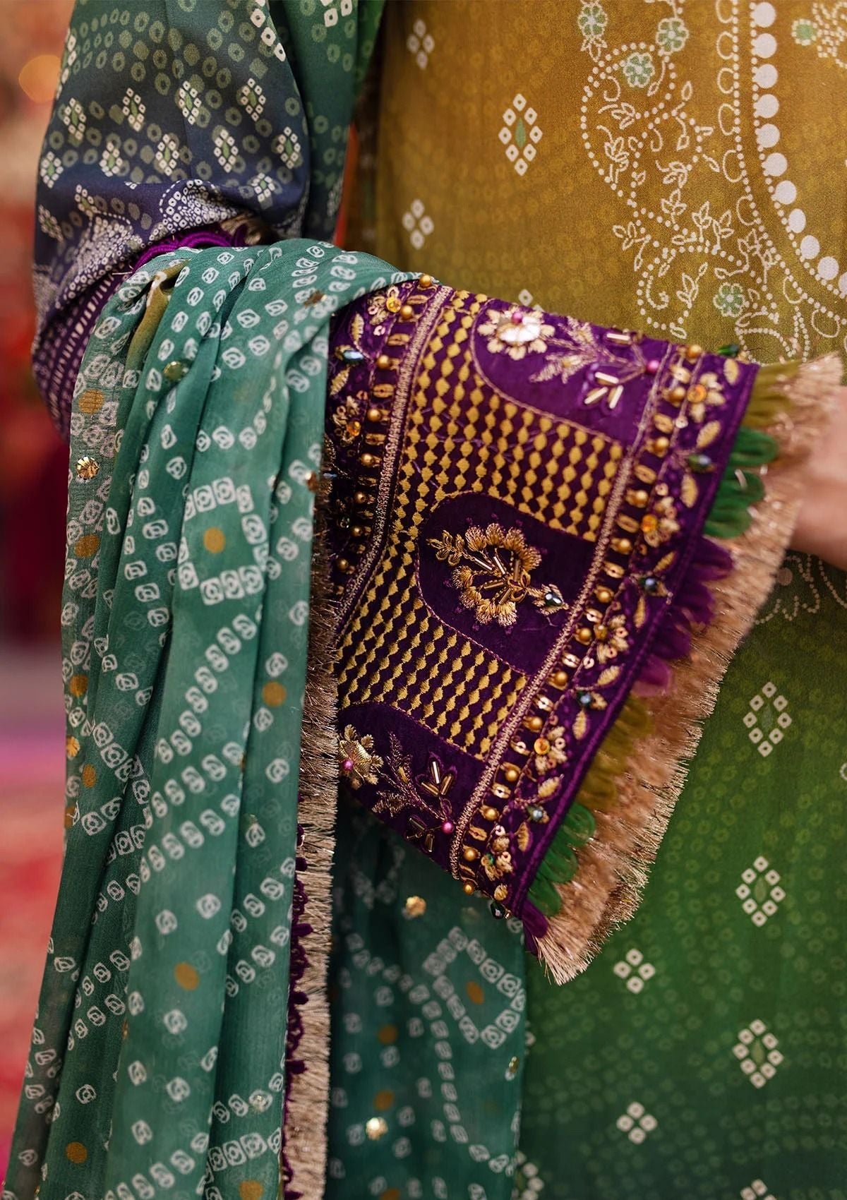 Lawn Collection - Nureh - Bazaar - Hand Embellished - NS24#132 - Official Nureh - Agha Fabrics UK