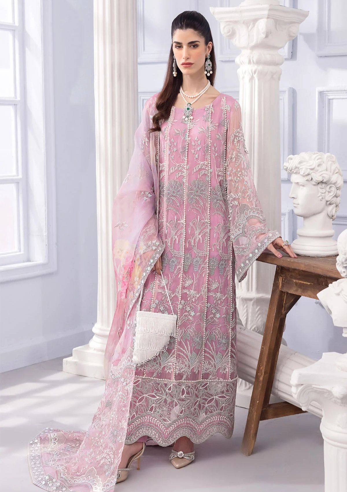 Formal Collection - Nureh - Ellenora - Luxury - Chiffon - NEL#27 - Official Nureh - Agha Fabrics UK