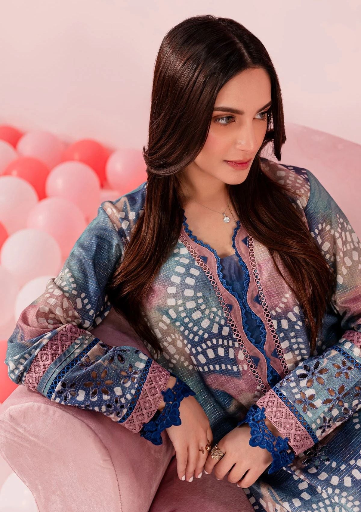 Lawn Collection - Nureh - Ballerina 24 - NU2#145 - Official Nureh - Agha Fabrics UK