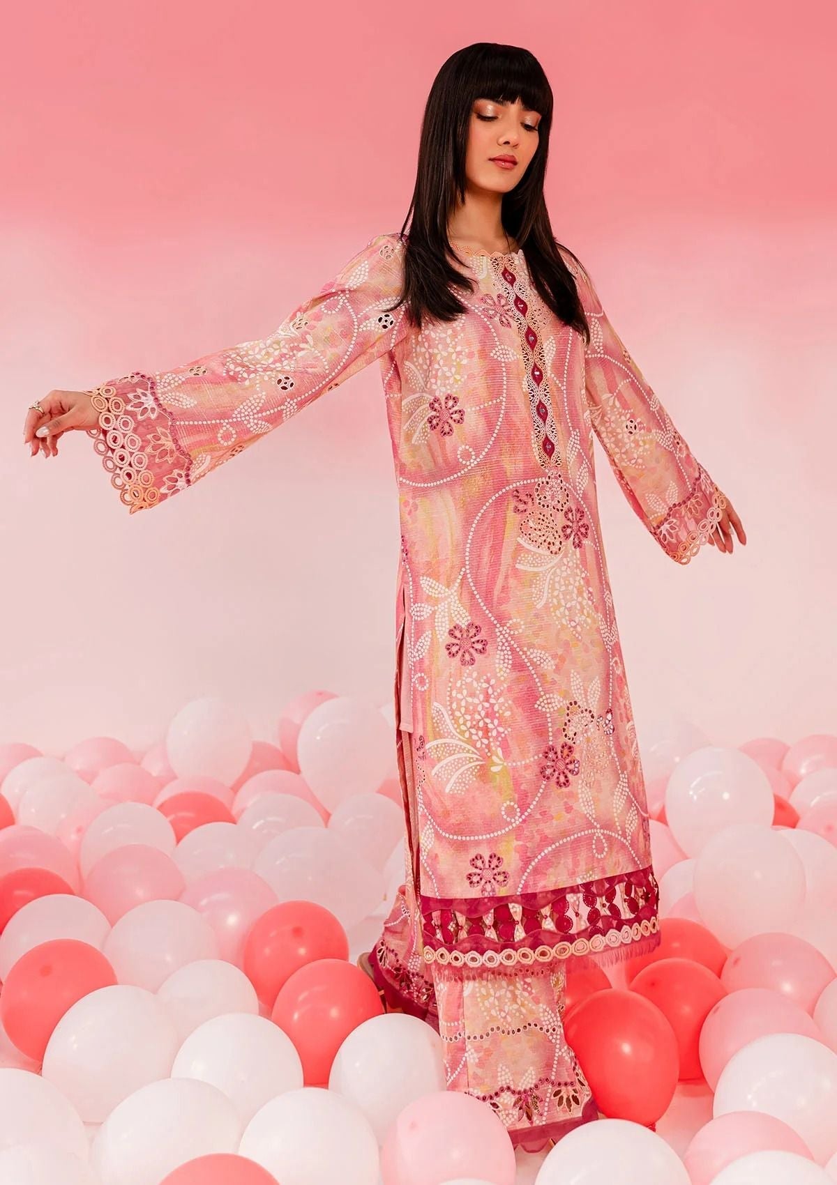 Lawn Collection - Nureh - Ballerina 24 - NU2#141 - Official Nureh - Agha Fabrics UK