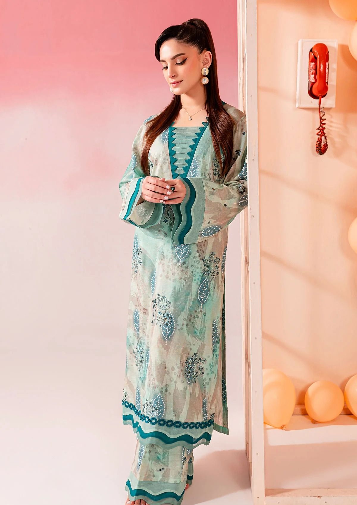 Lawn Collection - Nureh - Ballerina 24 - NU2#138 - Official Nureh - Agha Fabrics UK