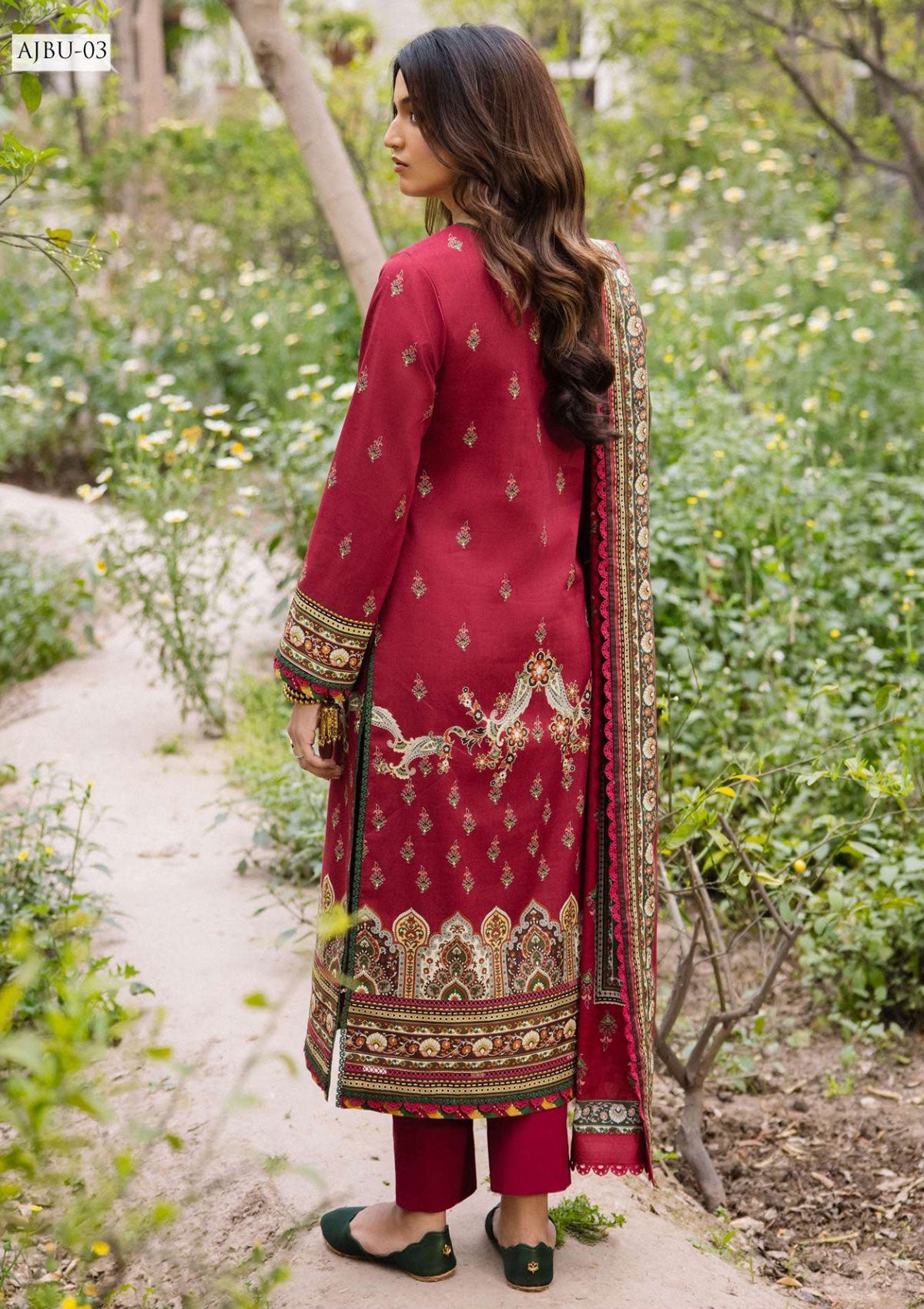 Lawn Collection - Asim Jofa - Prints Vol 2 - JP24#03 - Official Asim Jofa - Agha Fabrics UK