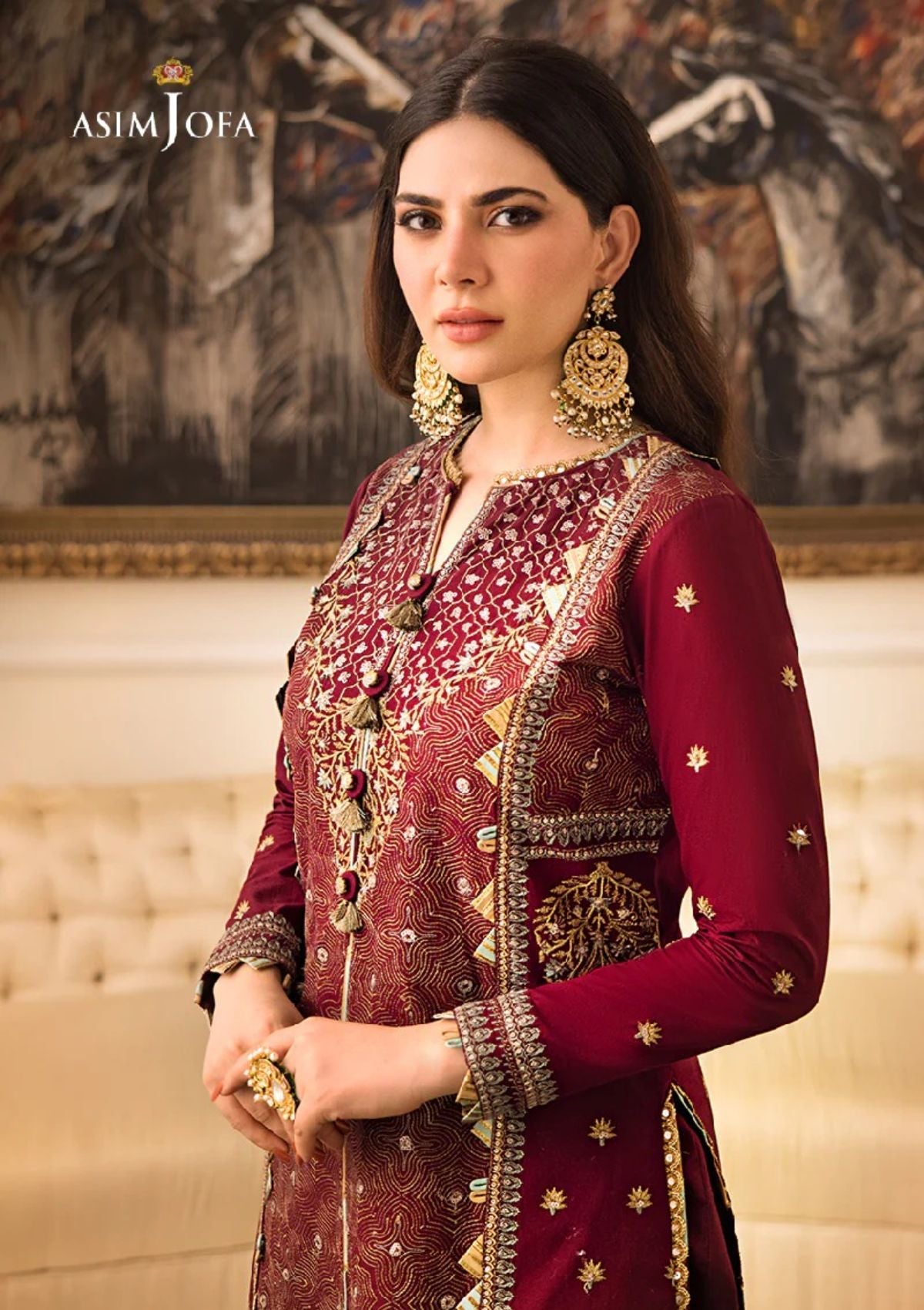 Formal Collection - Asim Jofa - Zari Sitara - AJZS#10 - Official Asim Jofa - Agha Fabrics UK