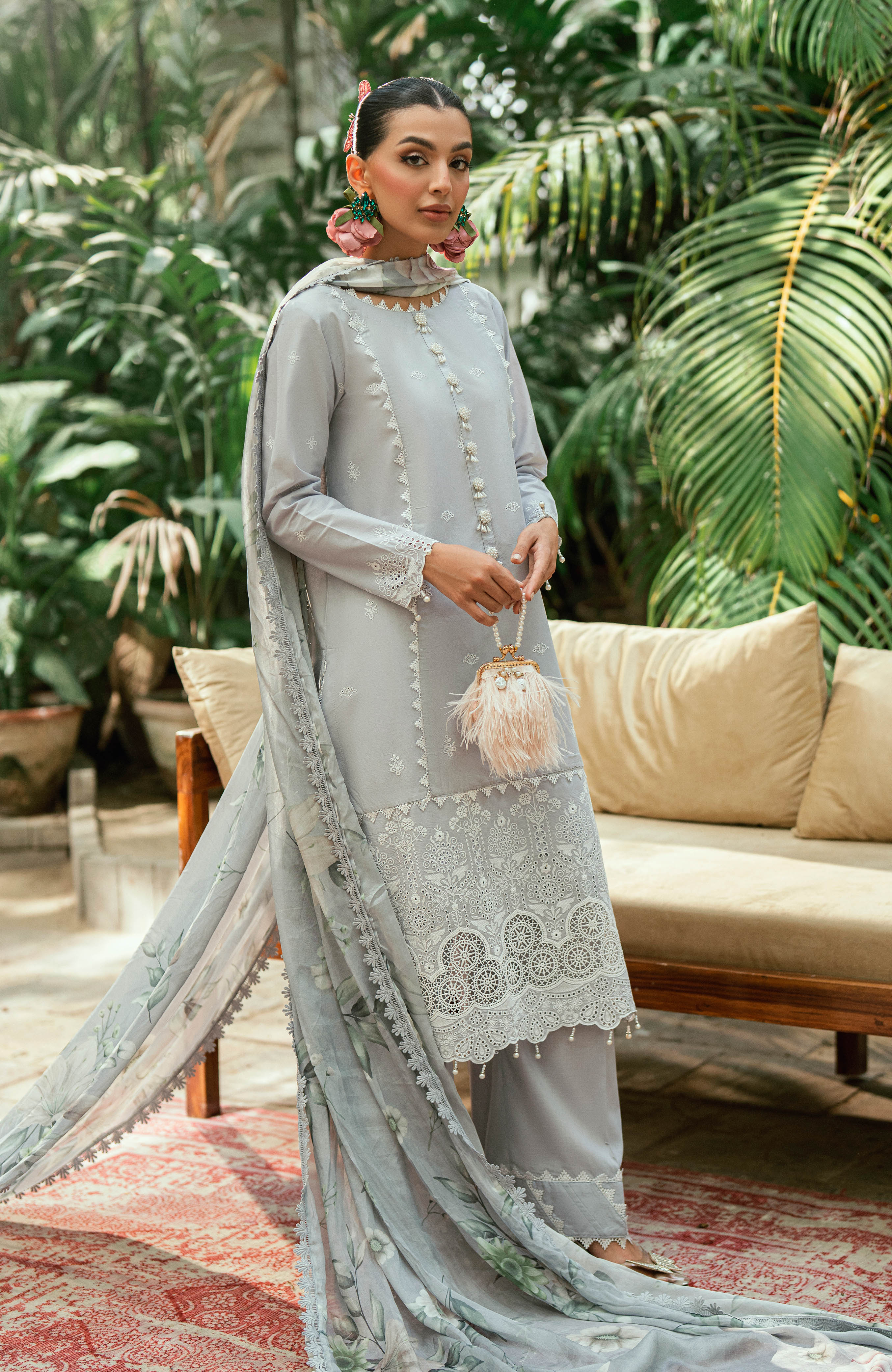 Al zohaib | Laserkari Premium Edition 25 | LKP-25-04 E - Official Al zohaib - Agha Fabrics UK