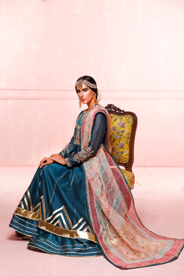 Wahajmkhan | Festive Fiesta Formals | TEAL LOVE