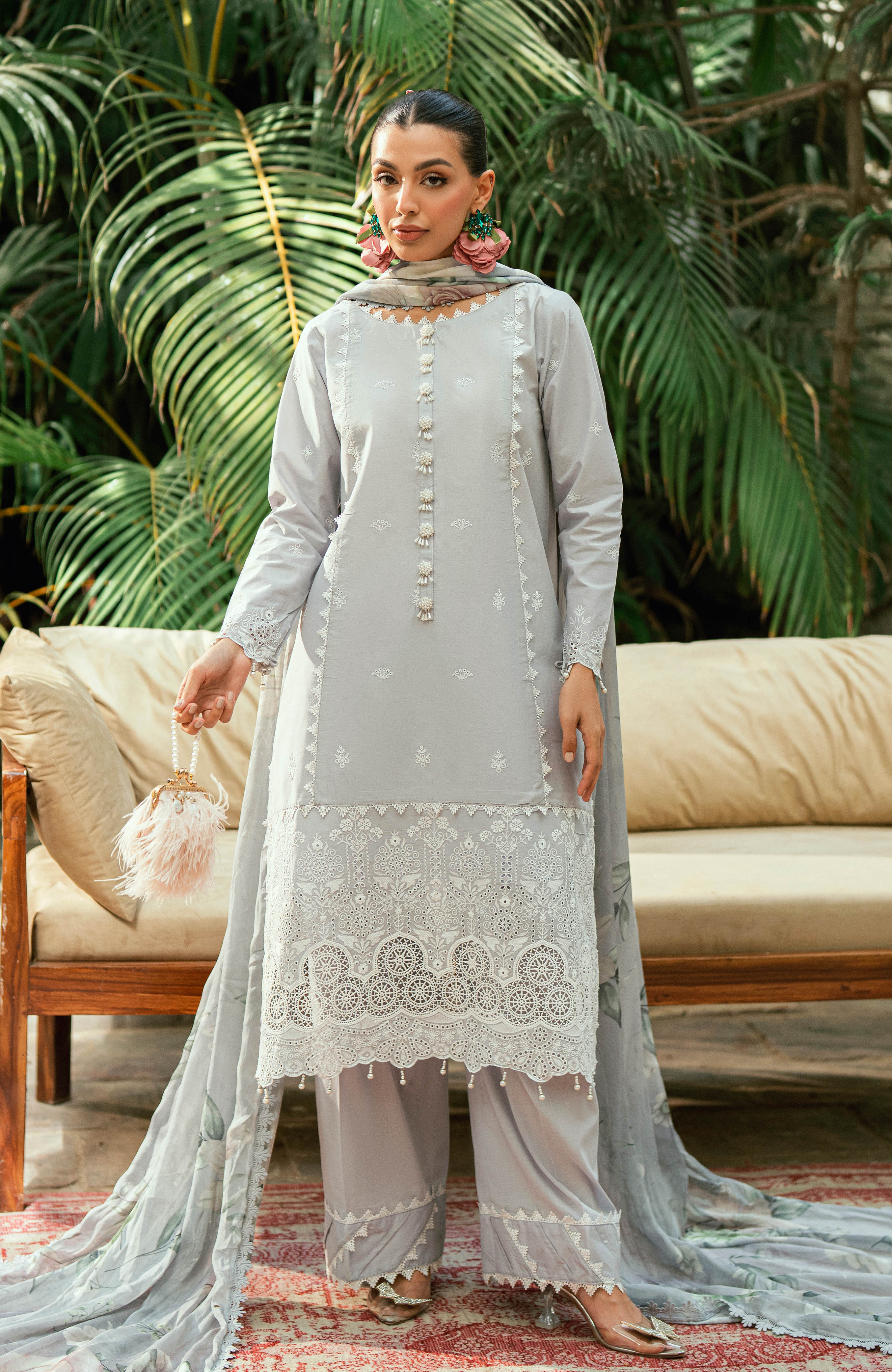 Al zohaib | Laserkari Premium Edition 25 | LKP-25-04 E - Official Al zohaib - Agha Fabrics UK