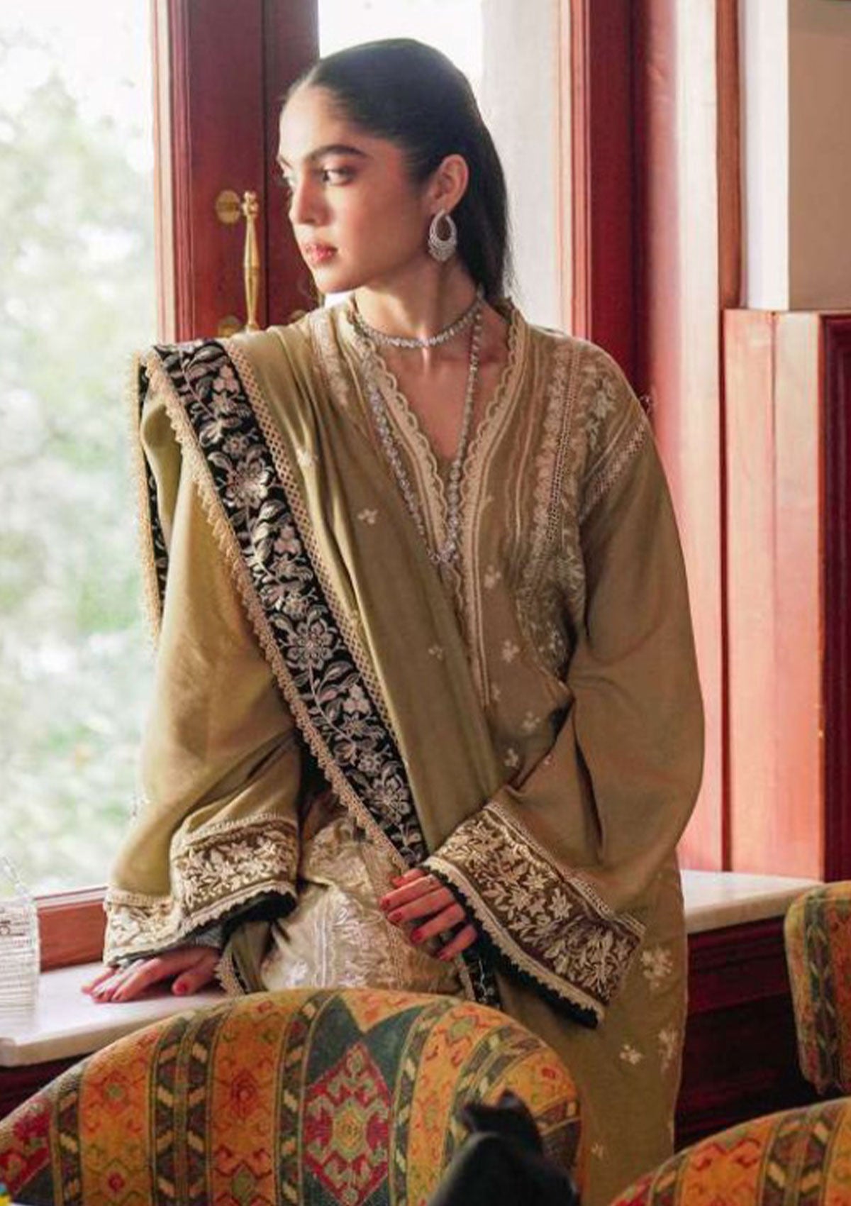 Winter Collection - Saira Rizwan - Unstitched - SR23#04 - Lamisa - Official Saira Rizwan - Agha Fabrics UK