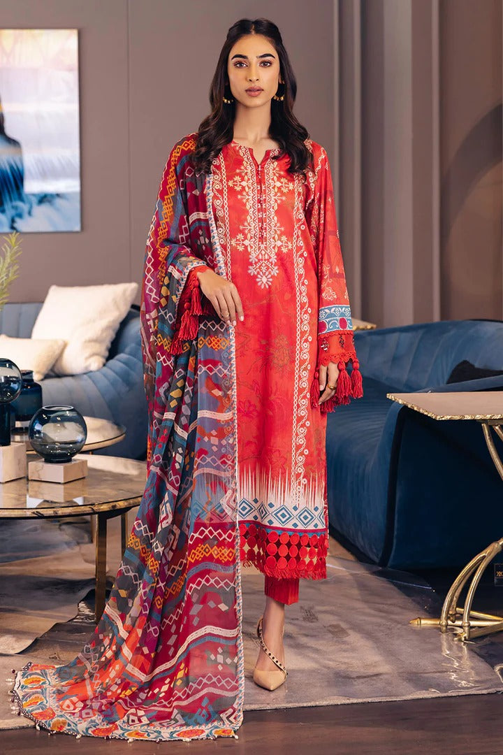 Lawn Collection - Nureh - Signature Prints - SP-40 - Official Nureh - Agha Fabrics UK