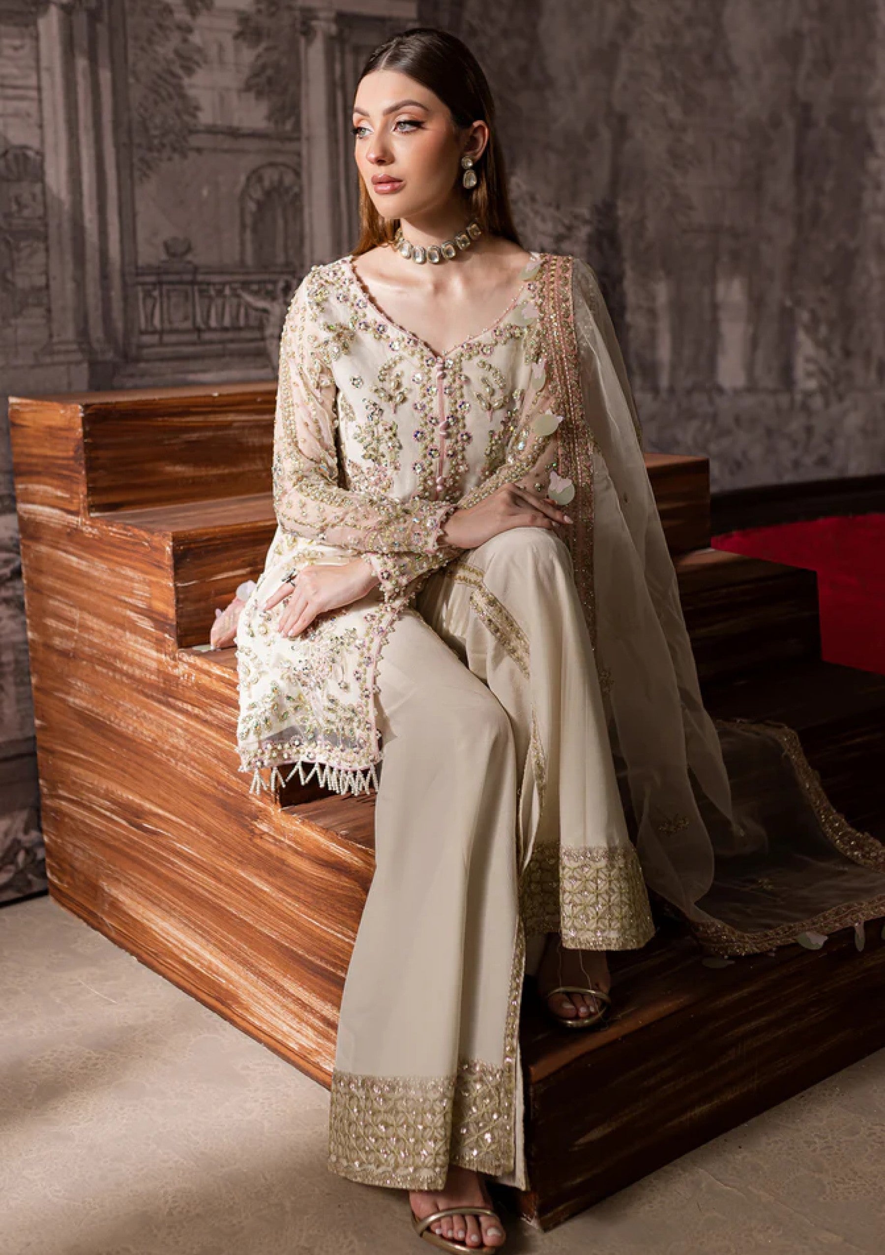 Formals - Maria Osama Khan - Mystara Wedding Festive 25 - Zeest - Official Maria Osama Khan - Agha Fabrics UK