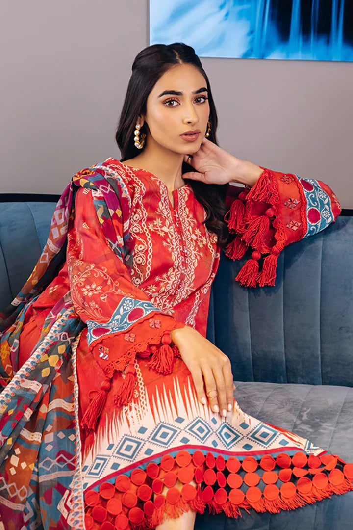 Lawn Collection - Nureh - Signature Prints - SP-40 - Official Nureh - Agha Fabrics UK