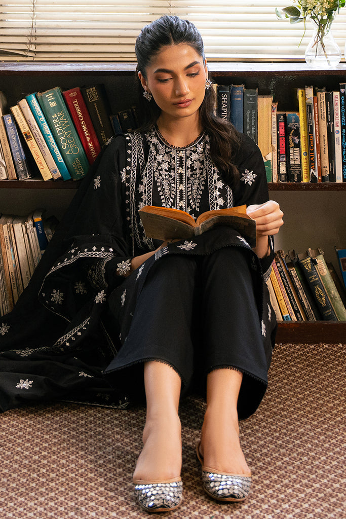 Cross Stitch | Mahiri Embroidered Lawn 24 | BLACK ORCHID