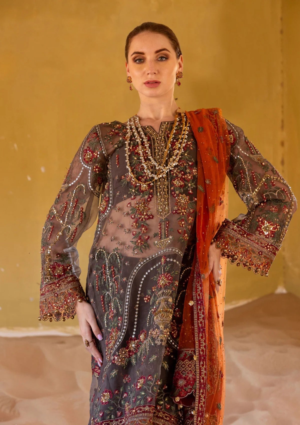 Formals - Kara - Luxe Volume II - 07 Mocha Melody - Official Kara - Agha Fabrics UK