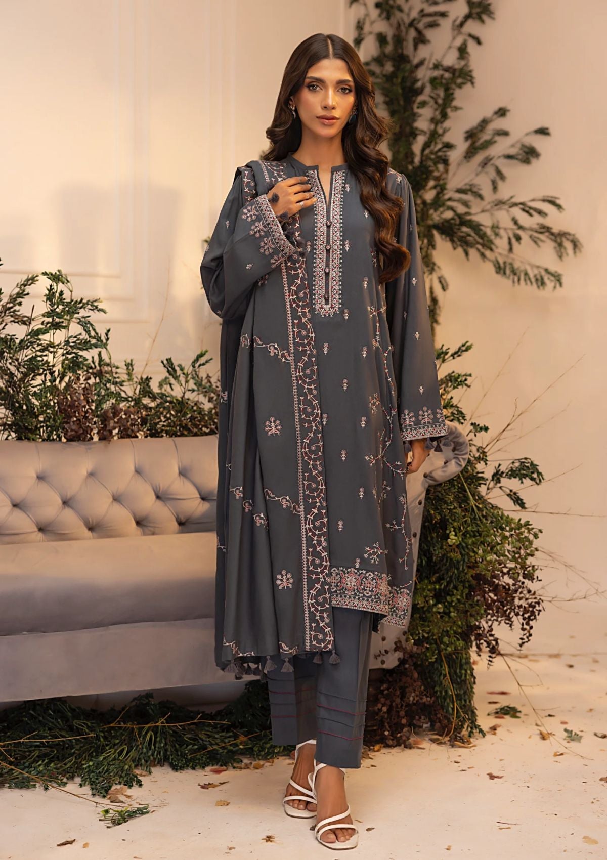 Winter Collection - Lakhany - Cashmi Wool - LCW24#LG-SK-0237 - Official Lakhany - Agha Fabrics UK