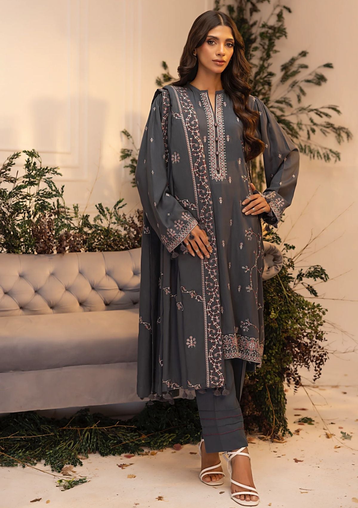 Winter Collection - Lakhany - Cashmi Wool - LCW24#LG-SK-0237 - Official Lakhany - Agha Fabrics UK