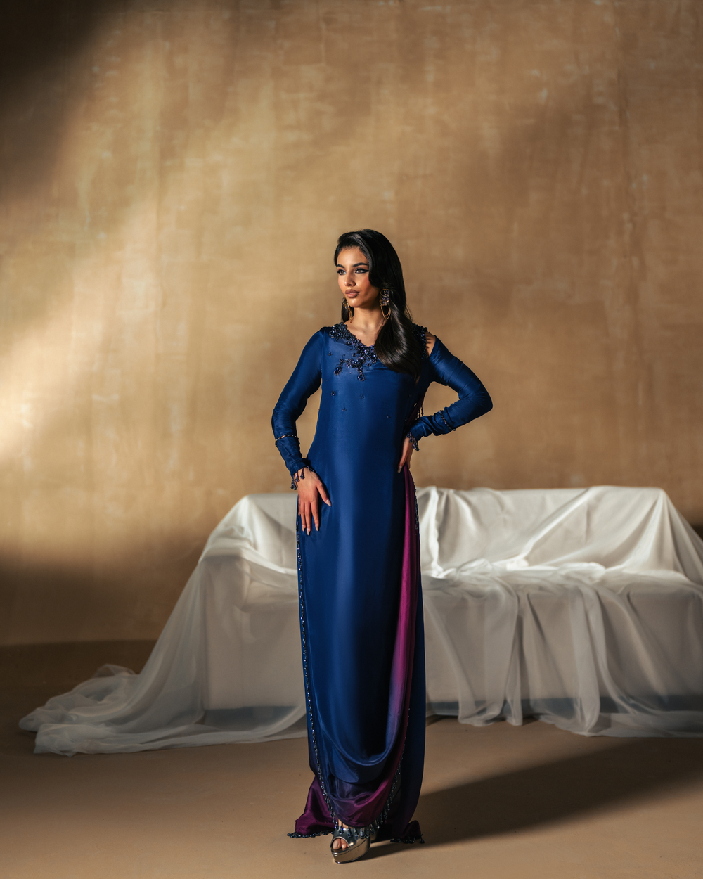 Vasal | Zyra Luxe Pret 26 | Sapphire drift